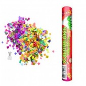 Хлопушка конфетти 20 см - Купить хлопушки в Твери - разноцветный серпантин